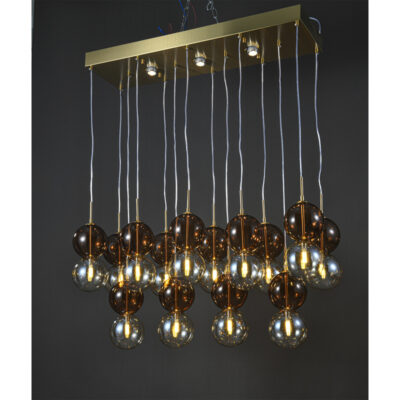 Golden Elegance Rose Gold Chandelier