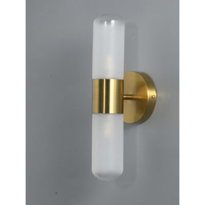Frosted Elegance Wall Light
