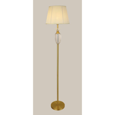 Crystal Spire Elegant Floor Lamp