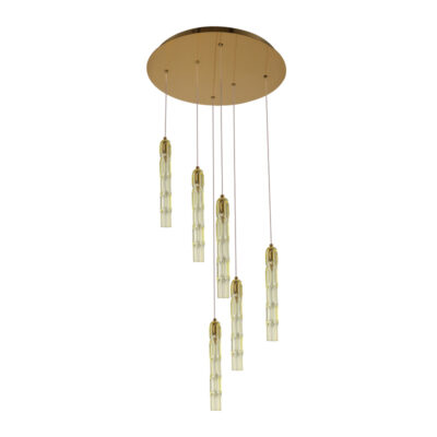 Crystal Cascade Grand Cluster Pendant Light