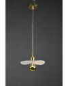 Golden Bloom Sculptural Pendant Light