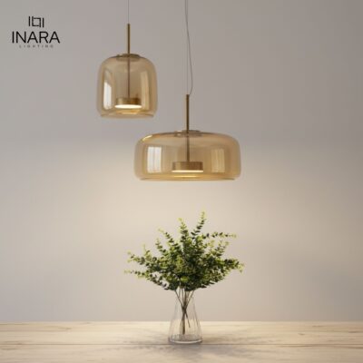 Amber Drop Radiance Pendant Light