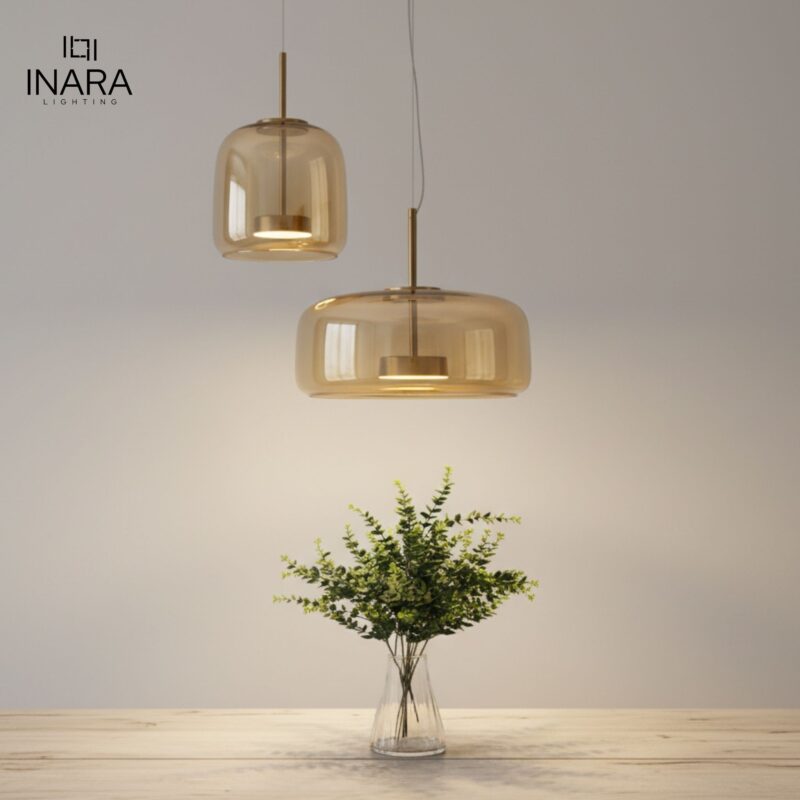 Amber Drop Radiance Pendant Light