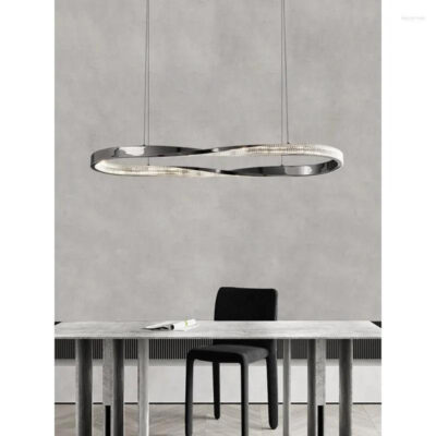 Riverbend Glow Linear Intertwined Pendant Light