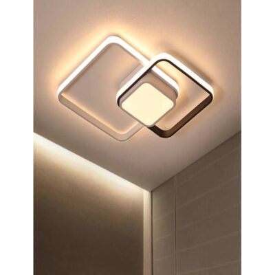 Unspoken Connections Geometric Ceiling Light