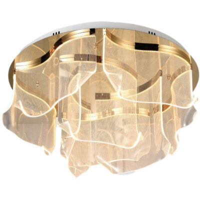 Golden Cascade LED Ceiling Light