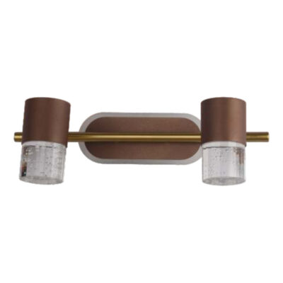 Crystal Coffee Duet LED Mirror Light