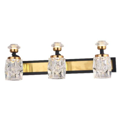 Onyx Sparkle Trio Modern LED Mirror Light