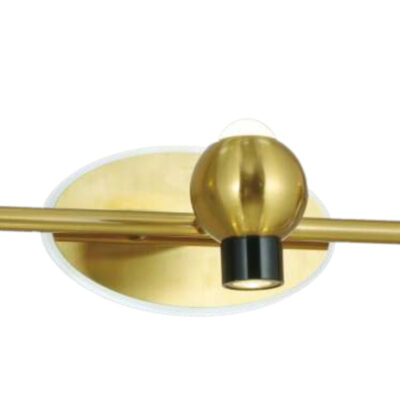 Golden Orb 3-Color LED Mirror Light