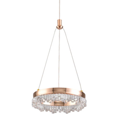 Crystal Hourglass Modern LED Pendant Light