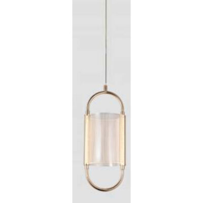 Gilded Loop Pendant Light