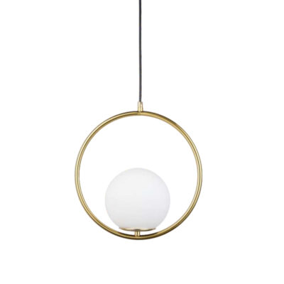Golden Orbit Pendant Light