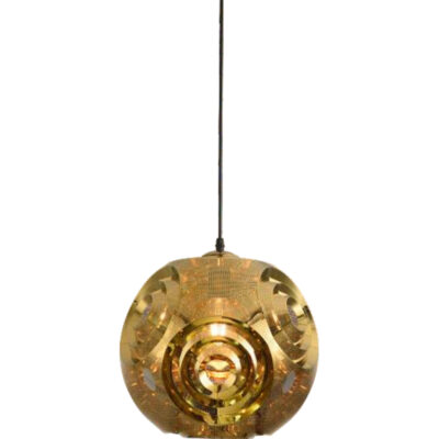 Golden Labyrinth Pendant Light