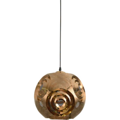 Rose Gold Labyrinth Pendant Light