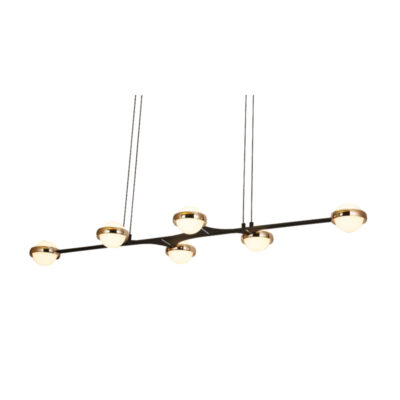 Cosmic Line Embrace Linear Chandelier
