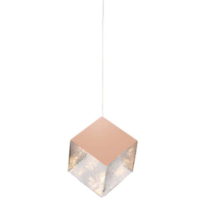 Rose Gold Prism Pendant Light