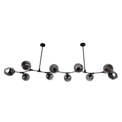 Smokey Starline Horizon Linear Chandelier