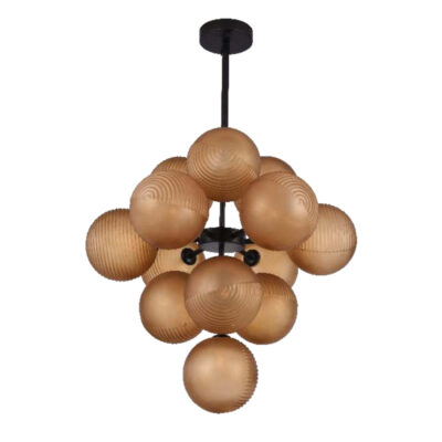 Bronze Galaxy Bloom Cluster Pendant Light