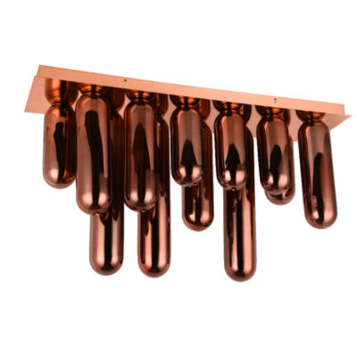 Blushing Raindrop Cascade Cluster Pendant Light