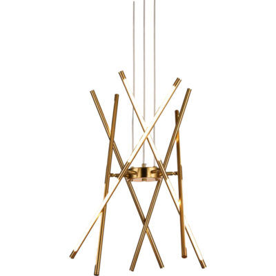 Golden Radiance Bloom Chandelier