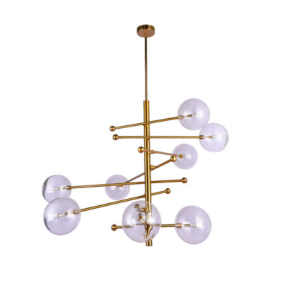 Golden Branch Nebula Chandelier