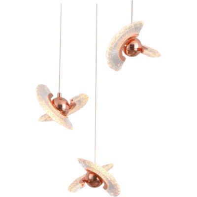 Blush Wings Cluster Pendant Light