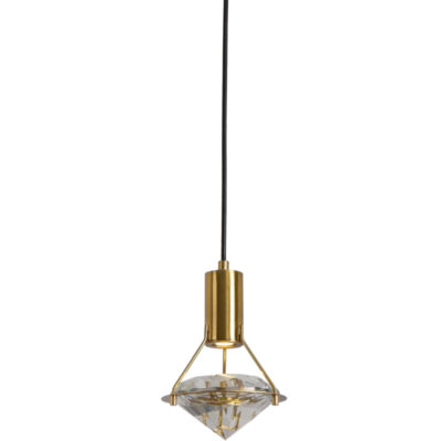 Golden Diamond Pendant Light