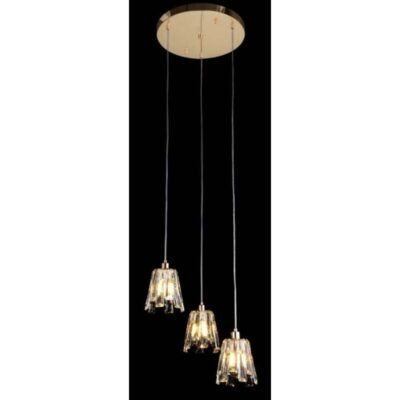 Golden Cascade Cluster Pendant Light