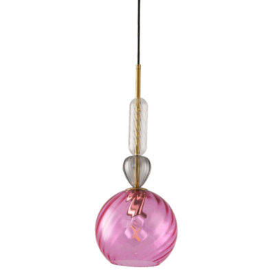 Pink Pearl Drop Pendant Light