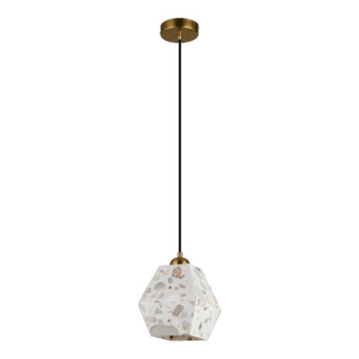Terrazzo Sparkle Geometric Pendant Light