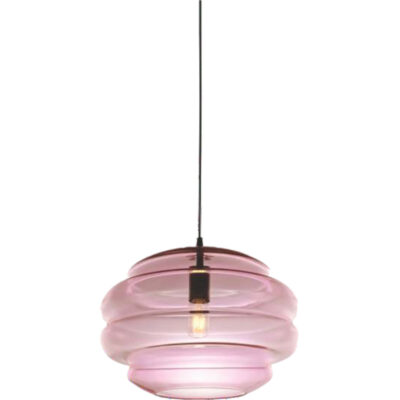 Pink Ripple Cloud Pendant Light
