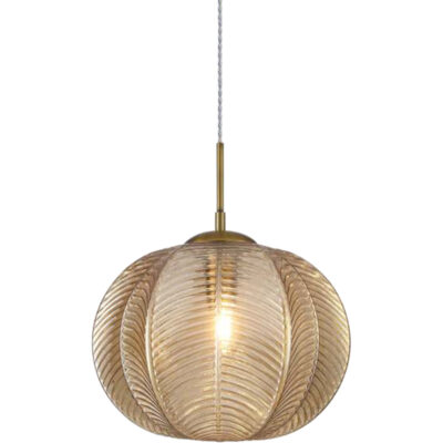 Golden Hive Orb Pendant Light