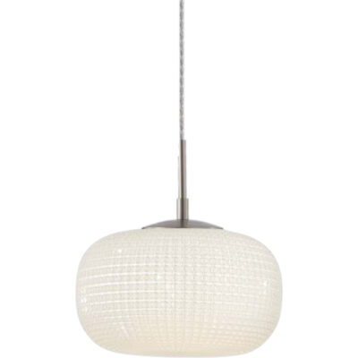 Moonlit Weave Orb Pendant Light