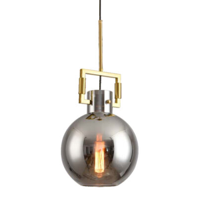 Golden Smoke Frame Pendant Light