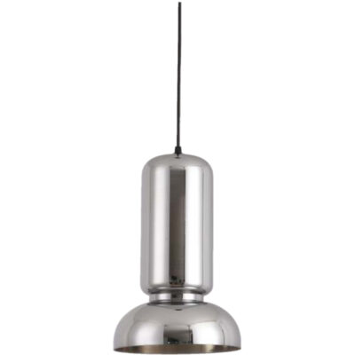 Smokey Mirror Tower Glass Pendant Light