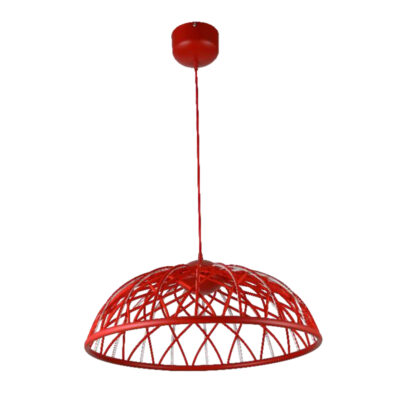 Crimson Lattice Modern Pendant Light