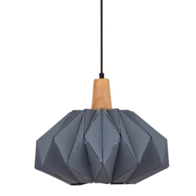 Timber Weave Geometric Pendant Light
