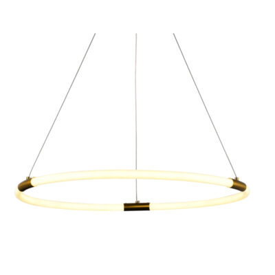 Golden Halo Ring Pendant Light