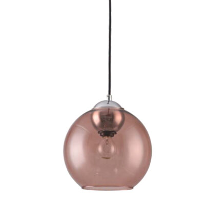 Rose Orb Glow Pendant Light