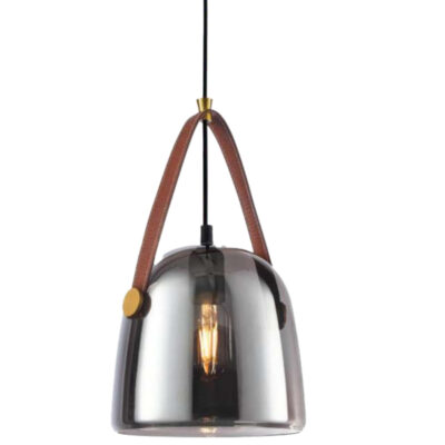 Smoky Strap Glow Pendant Light