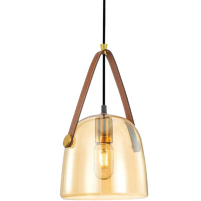 Amber Strap Glow Pendant Light