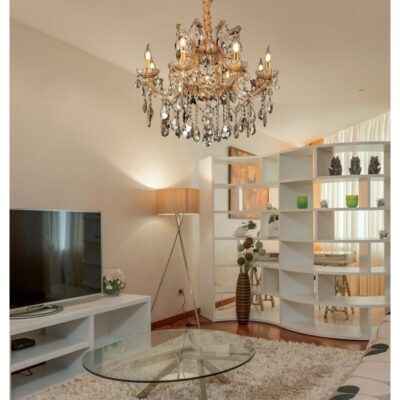 Amber Elegance Crystal Chandelier