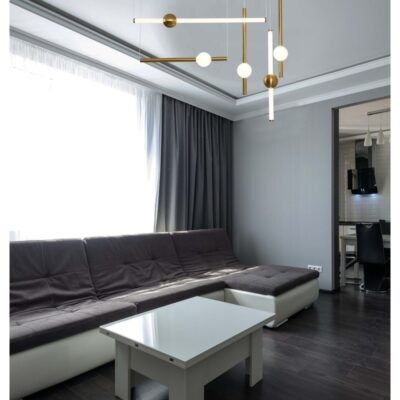 Rose Gold Nebula Pendant Light