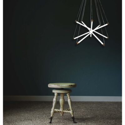 Golden Starburst Radiance Chandelier