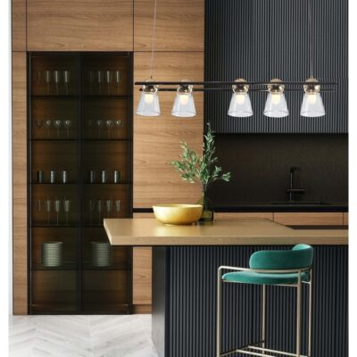 Blush Horizon Array Linear Pendant Light