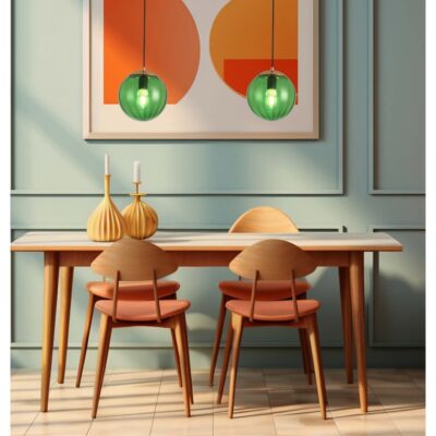 Emerald Orb Pendant Light