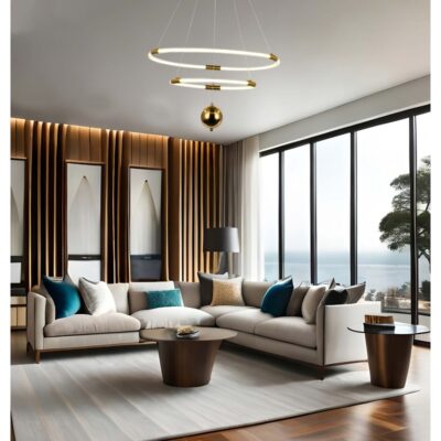 Golden Union Orb Pendant Light
