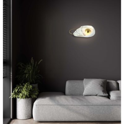 Sculpted Glow Wall Light