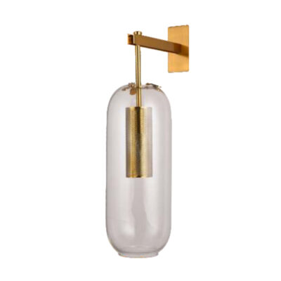 The Golden Mirage Glass Wall Light