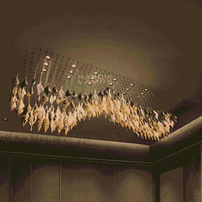Flamefall Elegance Chandelier